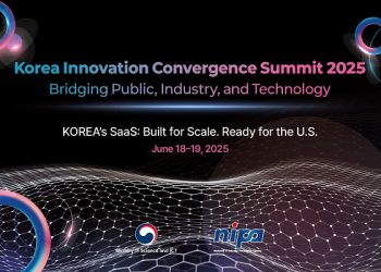 Korea Innovation Convergence Summit 2025 showcasing Korean SaaS, US market entry, digital transformation, public sector innovation, and global partnerships.