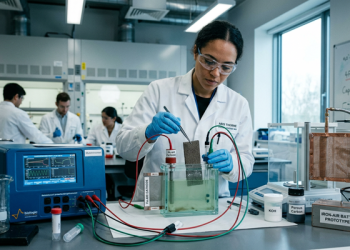 Iron-air battery powering long-duration energy storage for grid-scale storage, converting renewable energy into clean power to drive the global energy transition.